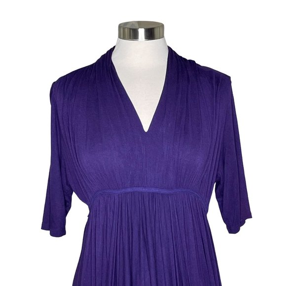 Cha Cha Vente M purple dress tunic - Picture 2 of 5